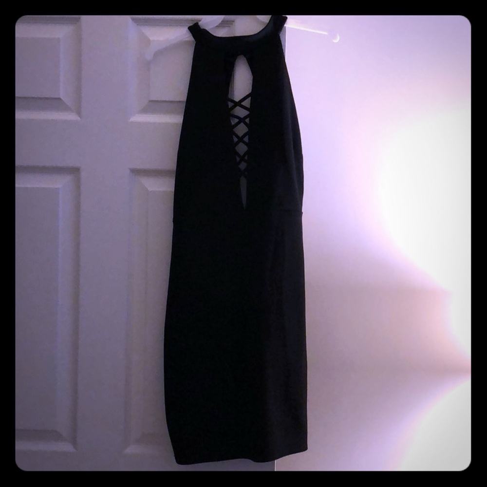 Plus Black club dress
